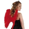 Accessoire ailes d'ange rouges pliables