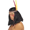 Accessoire de Déguisement Bandeau Indien 2 Plumes
