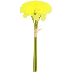 4 anneaux à dragées en métal doré avec ruban satiné - Diamètre 7,5 cm - Couleur au choix