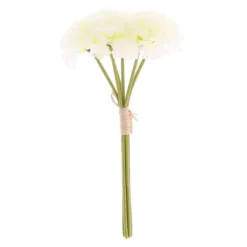 4 anneaux à dragées en métal doré avec ruban satiné - Diamètre 7,5 cm - Couleur au choix