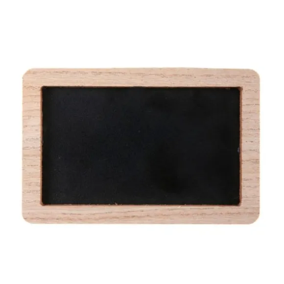 Ardoise en bois - 15 x 10 cm