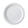 20 Assiettes biodégradables - Carton - Blanc - 26 cm