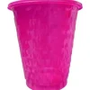 25 assiettes blanches en plastique réutilisable - Diamètre 25 cm