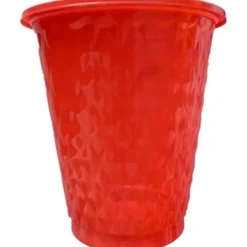 100 assiettes blanches en plastique réutilisable - Diamètre 20,5 cm