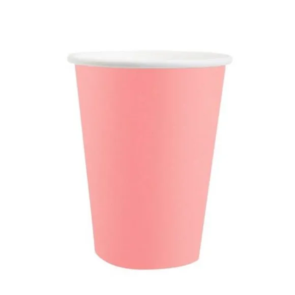 10 Assiettes Carrées Compostables Rainbow 23 cm - Couleur au choix