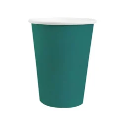 10 Assiettes Carrées Compostables Rainbow 23 cm - Couleur au choix