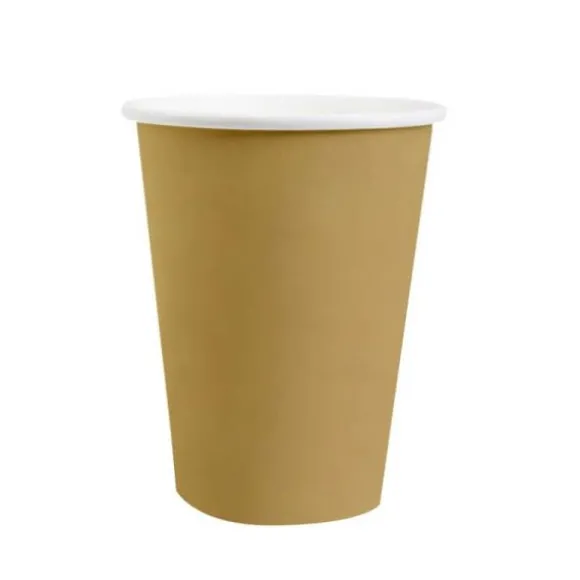 10 Assiettes Carrées Compostables Rainbow 23 cm - Couleur au choix