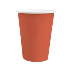 10 Assiettes Carrées Compostables Rainbow 23 cm - Couleur au choix