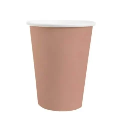10 Assiettes Carrées Compostables Rainbow 23 cm - Couleur au choix