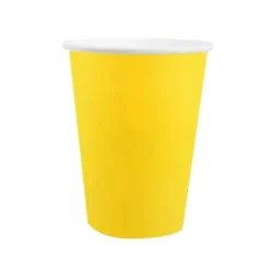 10 Assiettes Carrées Compostables Rainbow 23 cm - Couleur au choix