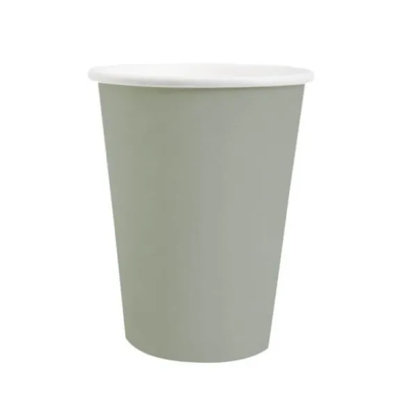 10 Assiettes Carrées Compostables Rainbow 23 cm - Couleur au choix