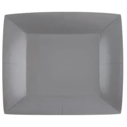 10 Assiettes Carrées Compostables Rainbow 23 cm - Couleur au choix