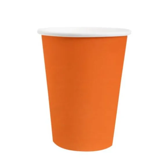 10 Assiettes Carrées Compostables Rainbow 23 cm - Couleur au choix