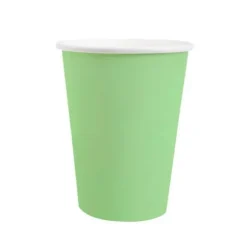 10 Assiettes Carrées Compostables Rainbow 23 cm - Couleur au choix