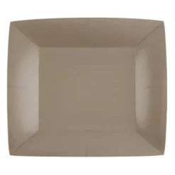 10 Assiettes Carrées Compostables Rainbow 23 cm - Couleur au choix