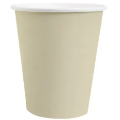 10 Assiettes Carrées Compostables Rainbow 23 cm - Couleur au choix