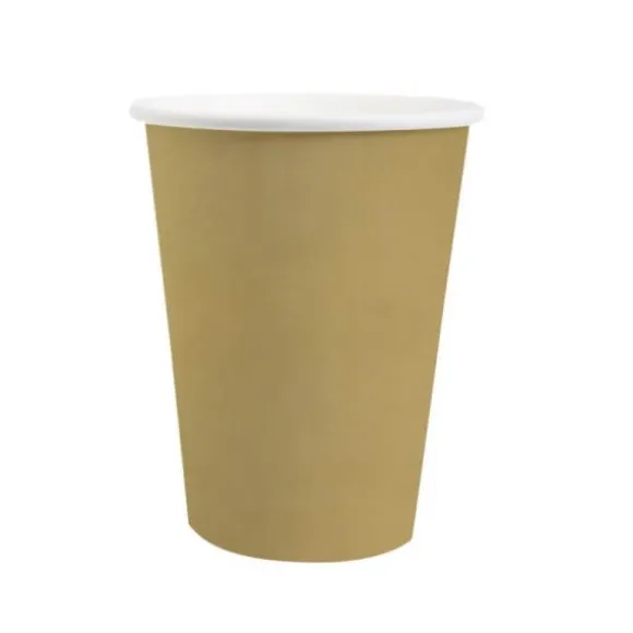 10 Assiettes Carrées Compostables Rainbow 23 cm - Couleur au choix