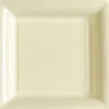 12 Assiettes Carrées en Plastique - Ivoire