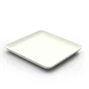 40 Assiettes carrées et plates biodégradables - 16 cm
