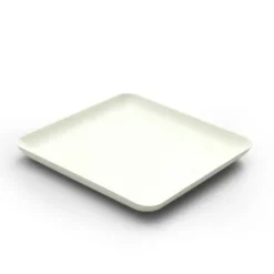 40 Assiettes carrées et plates biodégradables - 16 cm