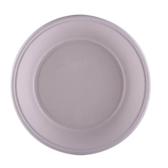 10 Assiettes Creuses en Fibres de Canne à Sucre - Diamètre 21 cm