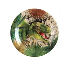 10 Assiettes - Dinosaure T-Rex