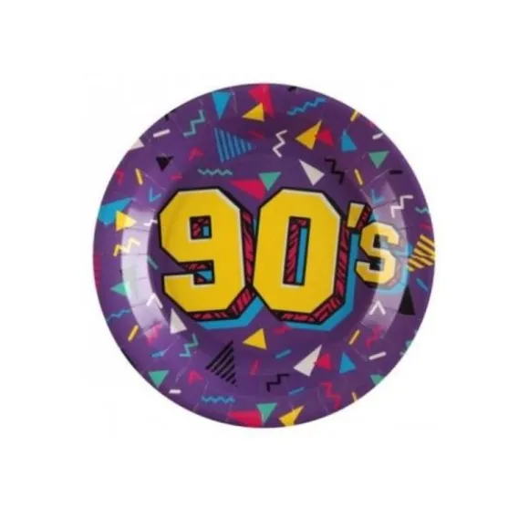 10 Assiettes en carton - Années 90