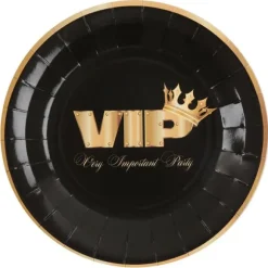 10 Assiettes en carton - Collection VIP