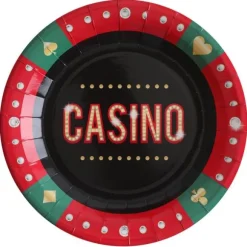 10 Assiettes en carton - Collection Casino