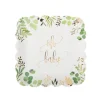 8 Assiettes en carton collection Oh Baby !