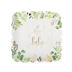 8 Assiettes en carton collection Oh Baby !