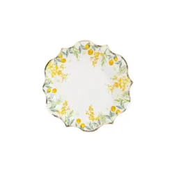 8 Assiettes en carton - Collection Mimosa
