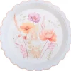 10 assiettes en carton - Diamètre 23 cm - Pâques - Collection Lapinou