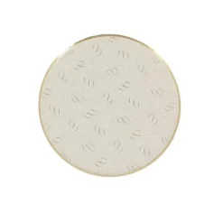 6 assiettes en carton - Diamètre 18 cm - Collection Gold'n Age - Âge au choix