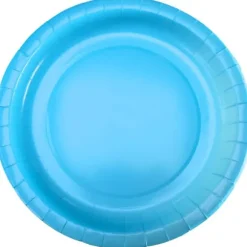 10 assiettes en carton - Diamètre 18 cm - Couleur au choix