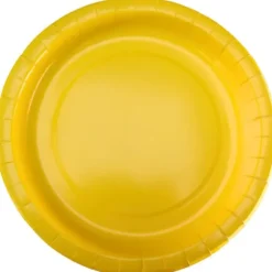 10 assiettes en carton - Diamètre 18 cm - Couleur au choix