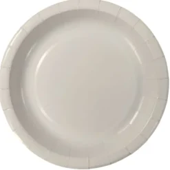 10 assiettes en carton - Diamètre 18 cm - Couleur au choix