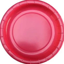 10 assiettes en carton - Diamètre 18 cm - Couleur au choix
