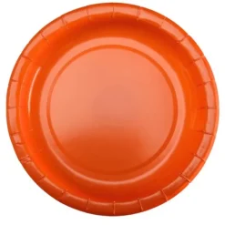 10 assiettes en carton - Diamètre 18 cm - Couleur au choix