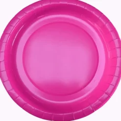 10 assiettes en carton - Diamètre 18 cm - Couleur au choix