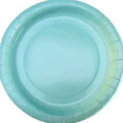 10 assiettes en carton - Diamètre 18 cm - Couleur au choix