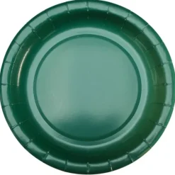 10 assiettes en carton - Diamètre 18 cm - Couleur au choix