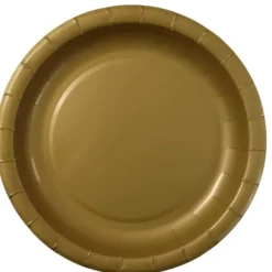 10 assiettes en carton - Diamètre 18 cm - Couleur au choix
