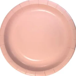 10 assiettes en carton - Diamètre 18 cm - Couleur au choix