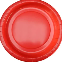 10 assiettes en carton - Diamètre 18 cm - Couleur au choix