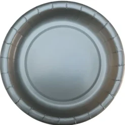 10 assiettes en carton - Diamètre 18 cm - Couleur au choix