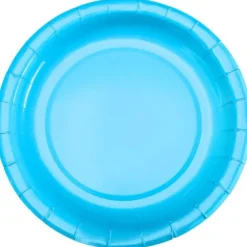 10 assiettes en carton - Diamètre 18 cm - Couleur au choix