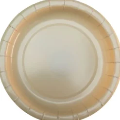 10 assiettes en carton - Diamètre 18 cm - Couleur au choix