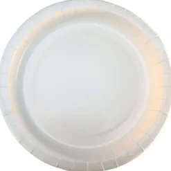 10 assiettes en carton - Diamètre 22 cm - Couleur au choix
