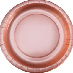 10 assiettes en carton - Diamètre 22 cm - Couleur au choix
